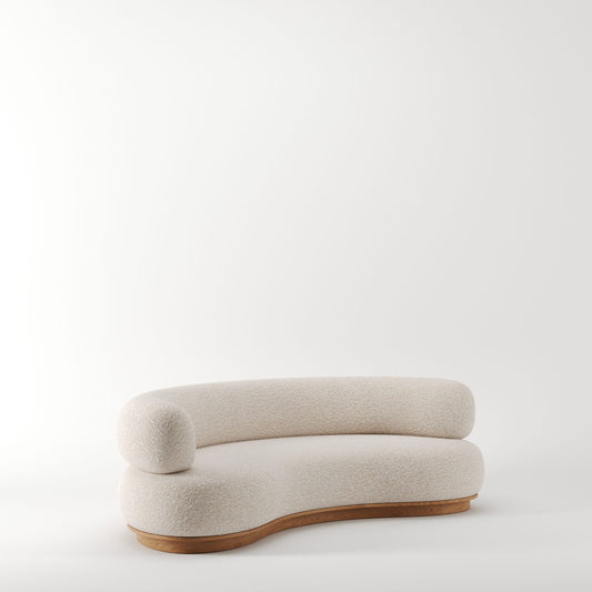 S0102 Ovals Bouclé-Sofa