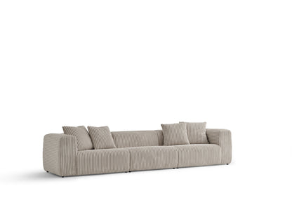 S0105 Cord-Stoffsofa in Beige