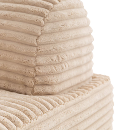 S0106 Ecksofa aus Feincord-Stoff