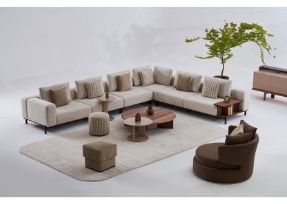 S1204 Ecksofa mit offenem Regal