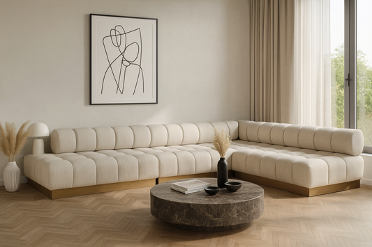 S2008 Ecksofa mit sanfte Rundig