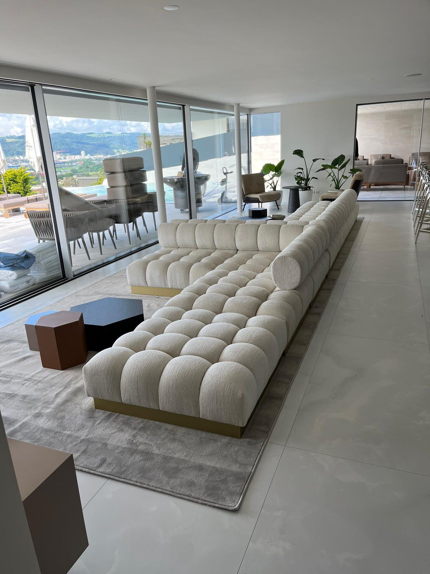 S2008 Ecksofa mit sanfte Rundig