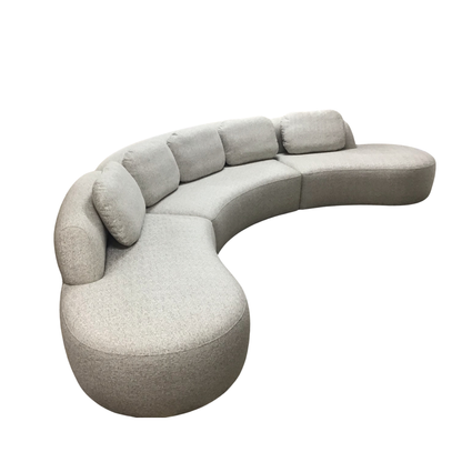 S2009 Geschwungenes Stoffsofa