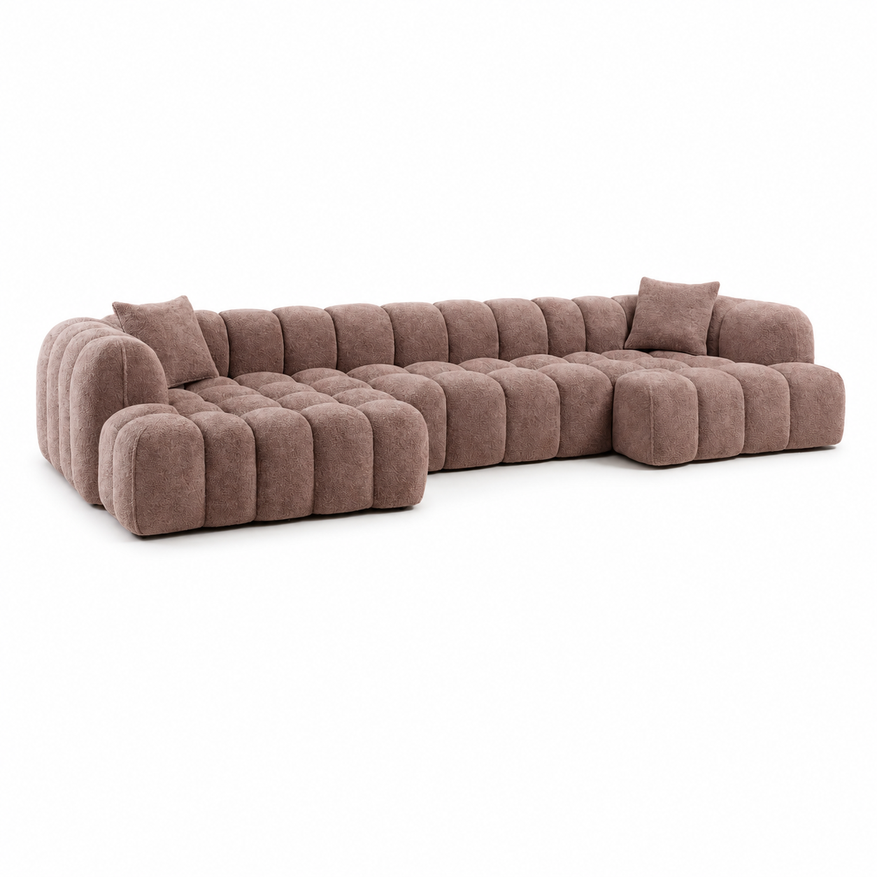Ecksofa mit breiter Eckpolsterung