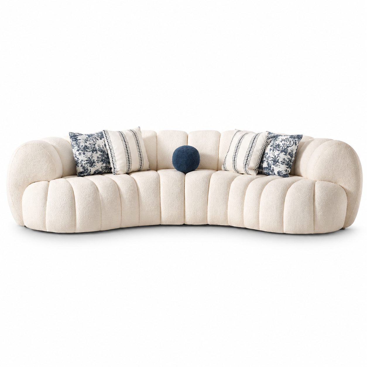 Ecksofa breite Eckpolsterung Multiplex Buche Stoff Wohnzimmer Schweiz – Ahié