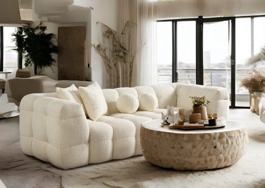 3-Sitzer Sofa mit klar gefasster Sitzkante – Ahié
