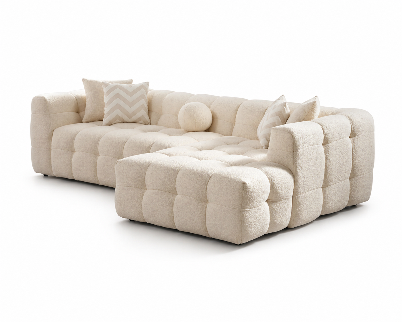 Ecksofa Lounge-Polsterung Multiplex Buche Stoff Wohnzimmer Schweiz – Ahié