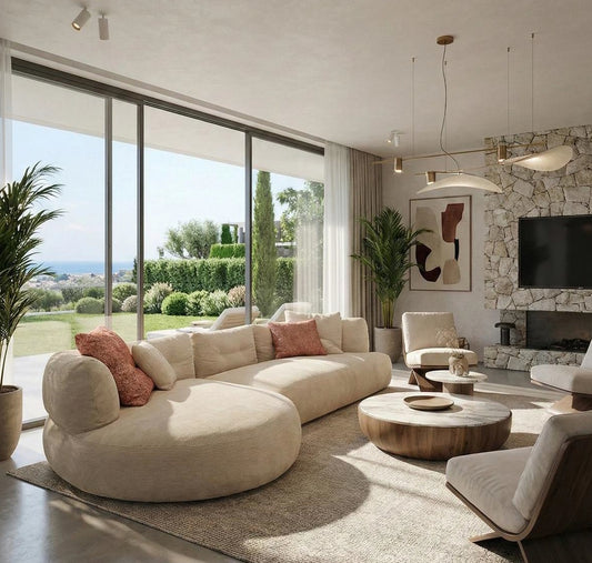 Sofa mit präzise gefasster Polsterkante – 2