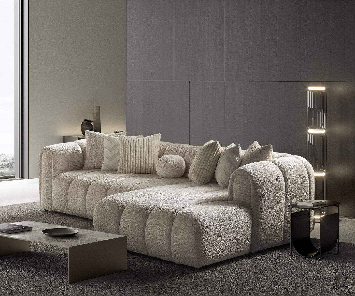 Sofa mit präzise gefasster Polsterkante – 3 – Ahié