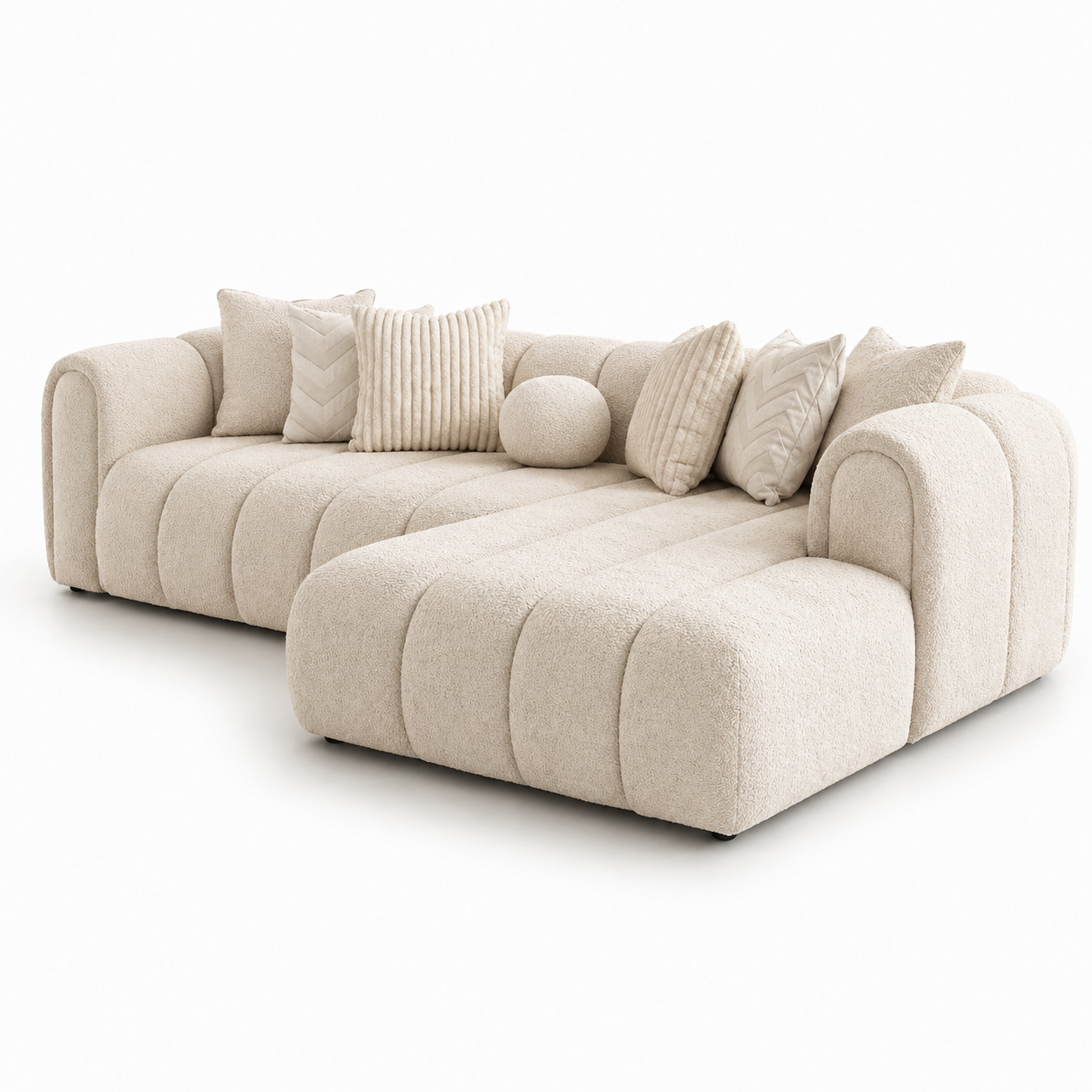 Sofa präzise Polsterkante Multiplex Buche Stoff Wohnzimmer Schweiz – Ahié