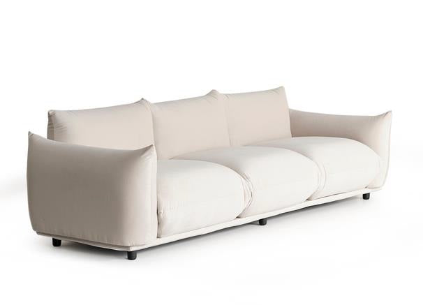 Sofa mit sichtbar aufgebauter Polsterung – 3
