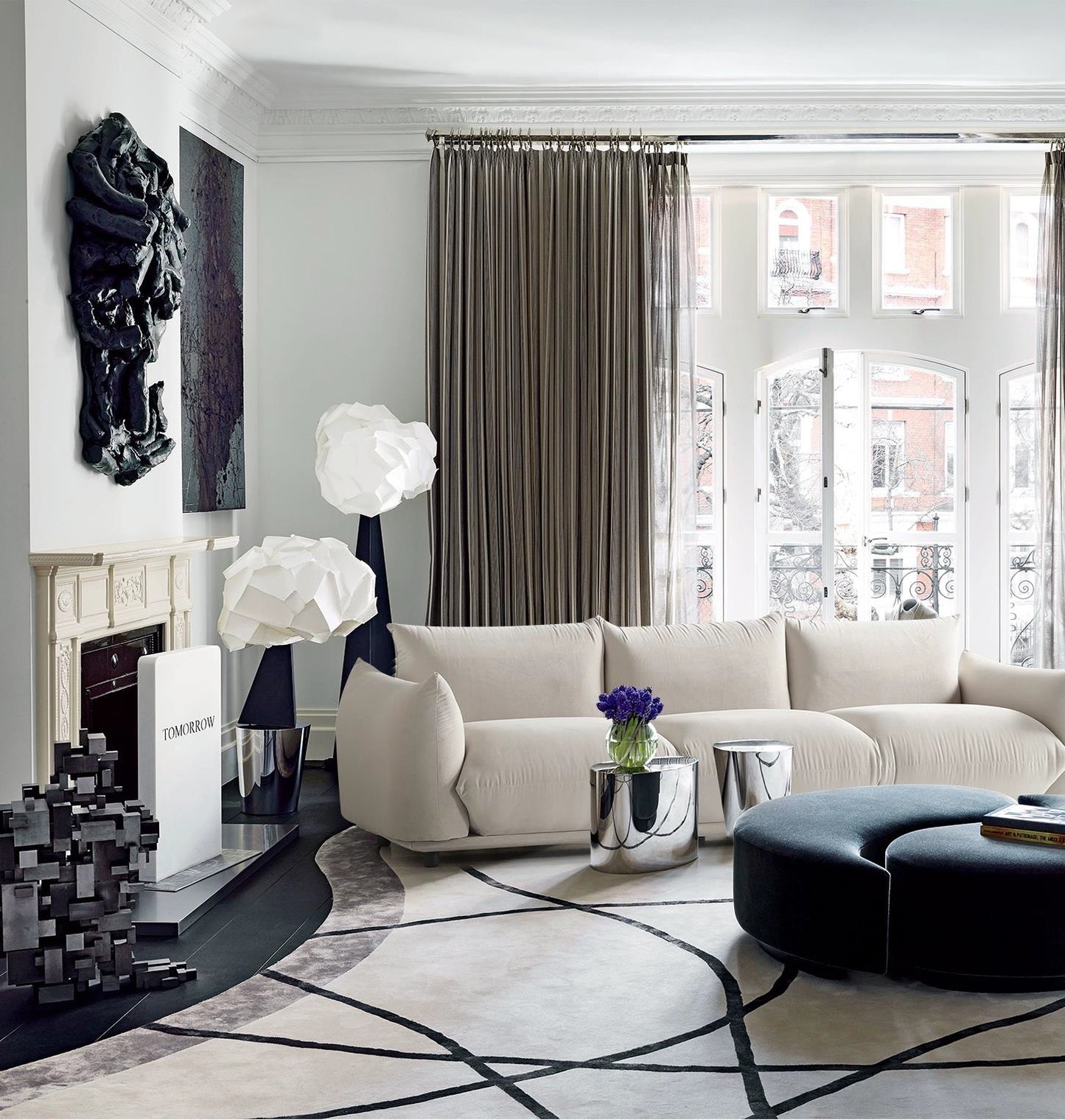 Sofa mit sichtbar aufgebauter Polsterung – 3