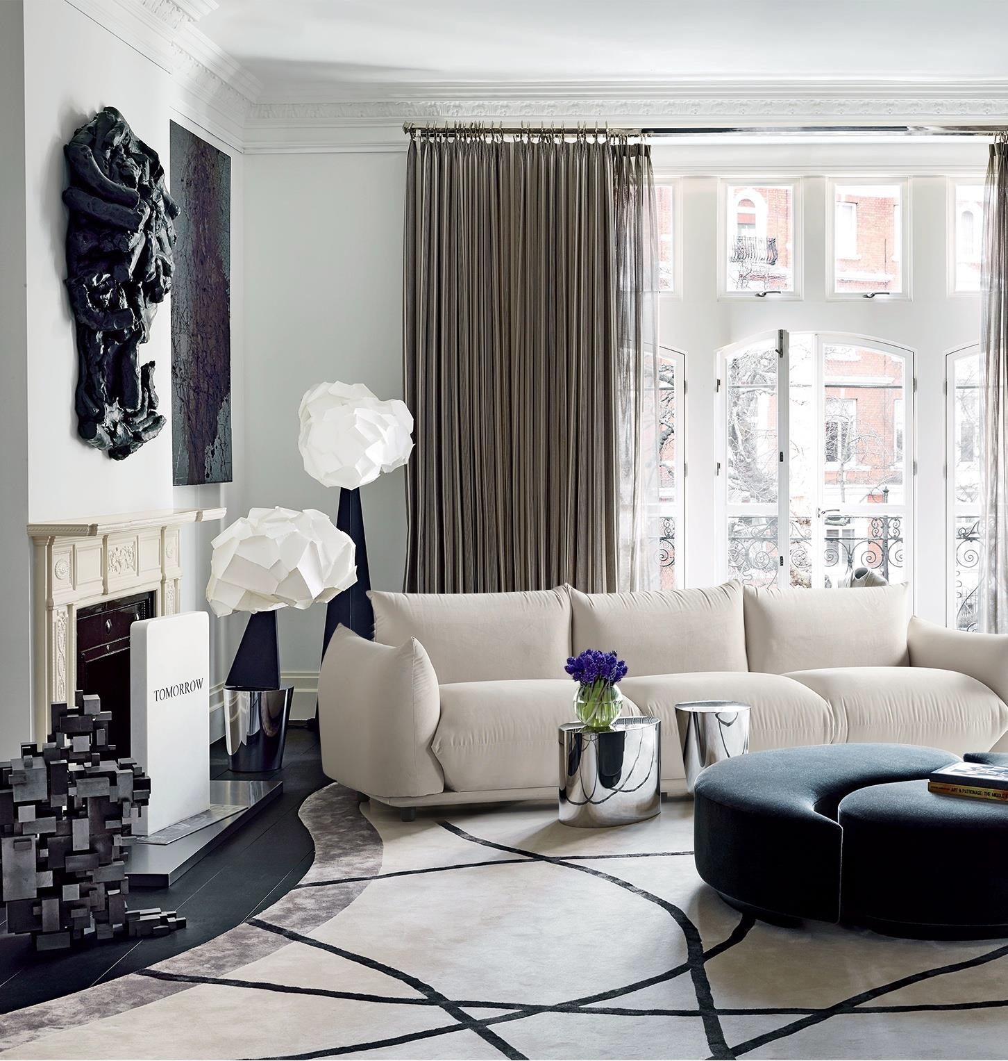 Sofa mit sichtbar aufgebauter Polsterung – 3