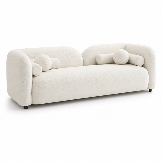 3-Sitzer Sofa lange Sitzbahn Multiplex Buche Stoff Wohnzimmer Schweiz – Ahié