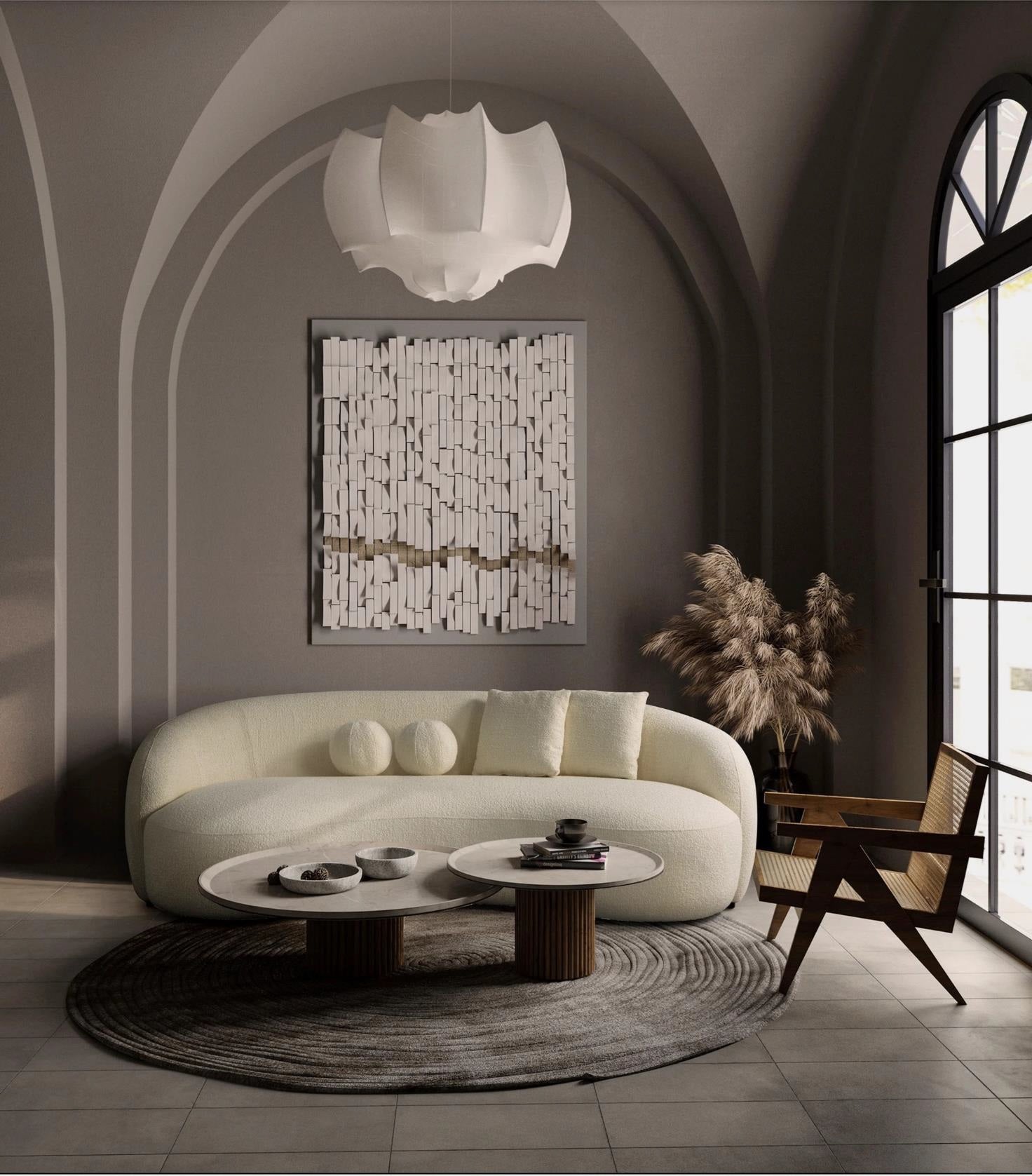 3-Sitzer Sofa mit offen angelegter Sitzfläche – Ahié