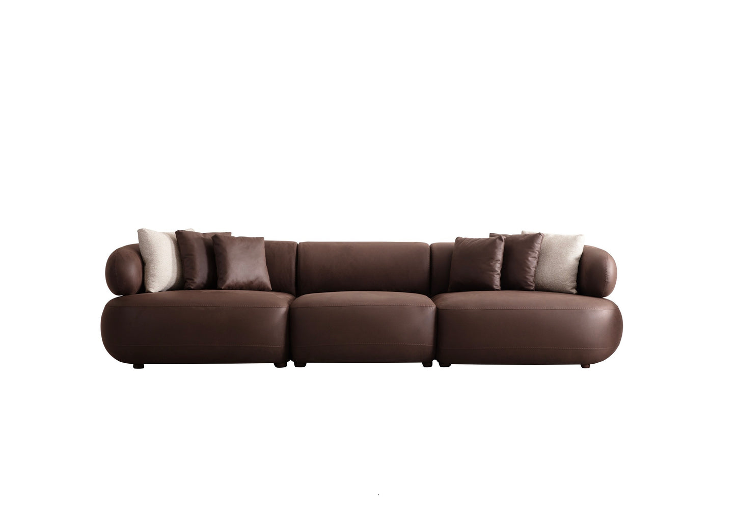4-Sitzer Sofa mit ruhig geführter Rückenpolsterung – Ahié