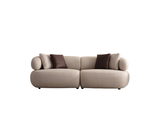 3-Sitzer Sofa mit weich aufgebauschtem Polstervolumen