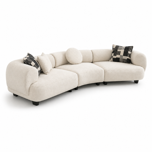 4-Sitzer Sofa lange Sitzbahn Multiplex Buche Stoff Wohnzimmer Schweiz – Ahié