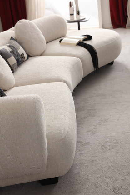 4-Sitzer Sofa mit langer Sitzbahn – Ahié