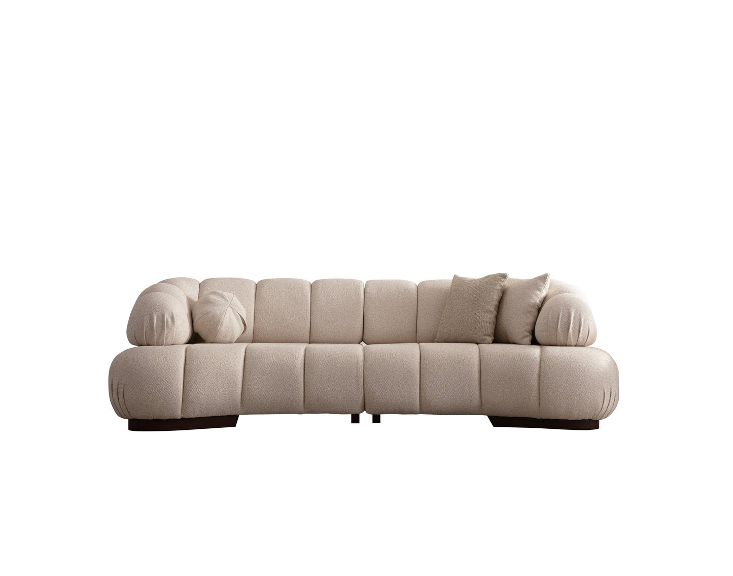 3-Sitzer Sofa mit seitlich deutlich gepolsterten Armlehnen – Ahié