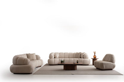 3-Sitzer Sofa mit seitlich deutlich gepolsterten Armlehnen – Ahié