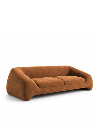 3-Sitzer Sofa mit durchgehender Rückenpolsterung