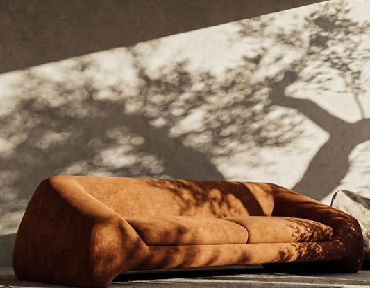 3-Sitzer Sofa mit ruhig geführter Rückenpolsterung