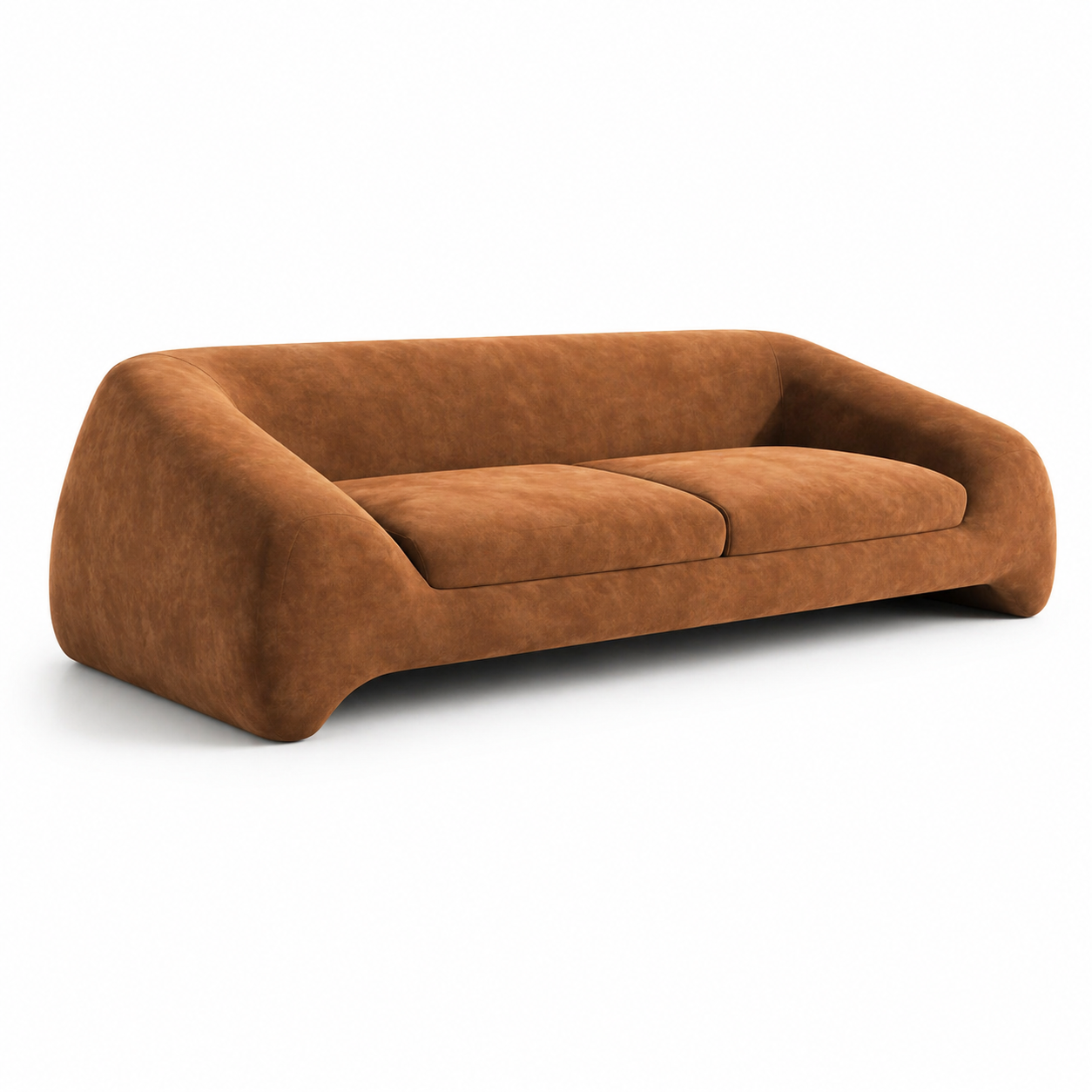 3-Sitzer Sofa durchgehende Rückenpolsterung Multiplex Buche Stoff Schweiz – Ahié