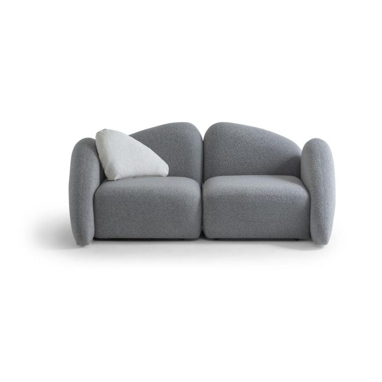 2-Sitzer Sofa mit weich aufgebauschtem Polstervolumen
