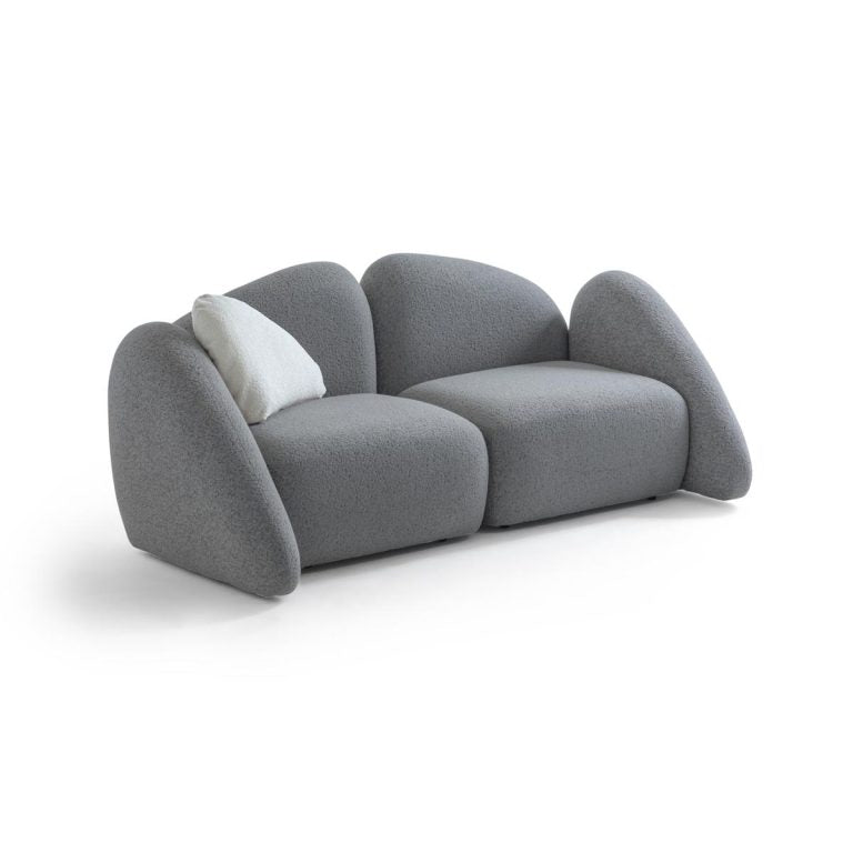 2-Sitzer Sofa mit weich aufgebauschtem Polstervolumen