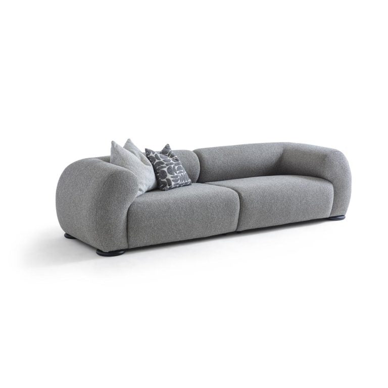 3-Sitzer Sofa mit deutlich ausgeformten Polsterkörpern – Ahié