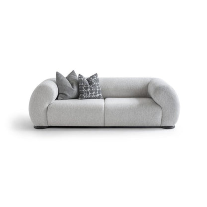 3-Sitzer Sofa mit niedrig gehaltenen Rückenpolstern – Ahié