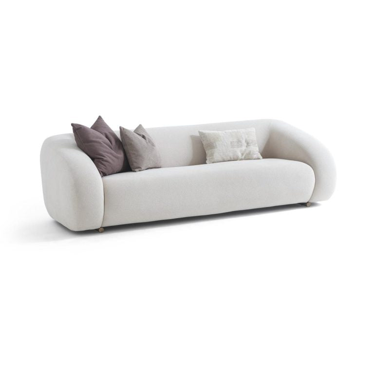 3-Sitzer Sofa mit offen angelegter Sitzfläche und langer Sitzbahn – Ahié