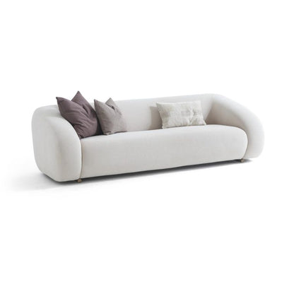 3-Sitzer Sofa mit offen angelegter Sitzfläche und langer Sitzbahn – Ahié