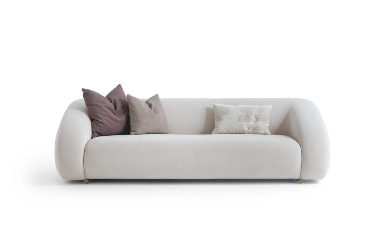 3-Sitzer Sofa mit offen angelegter Sitzfläche und langer Sitzbahn – Ahié