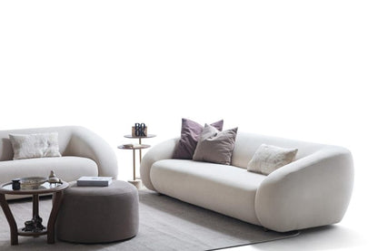 3-Sitzer Sofa mit offen angelegter Sitzfläche und langer Sitzbahn – Ahié