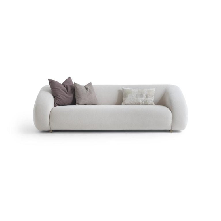 3-Sitzer Sofa mit offen angelegter Sitzfläche und langer Sitzbahn – Ahié