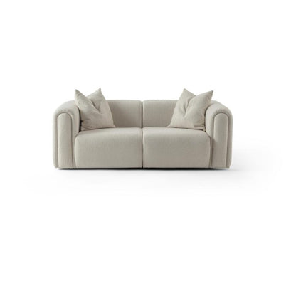 2-Sitzer Sofa mit deutlich ausgeformten Polsterkörpern – Ahié
