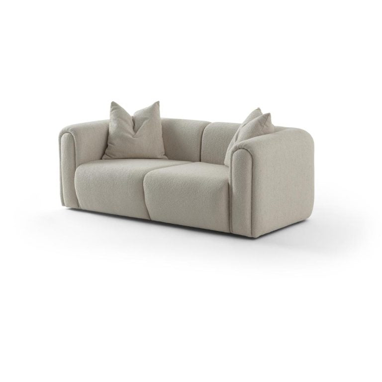 2-Sitzer Sofa mit deutlich ausgeformten Polsterkörpern – Ahié