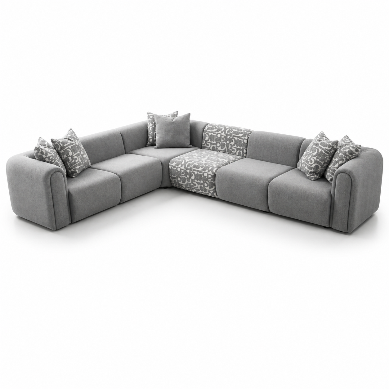 Ecksofa Eckpolsterung Lounge-Element Stoff Wohnzimmer Schweiz – Ahié