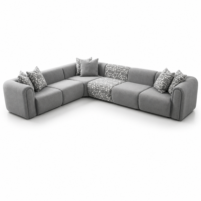 Ecksofa Eckpolsterung Lounge-Element Stoff Wohnzimmer Schweiz – Ahié
