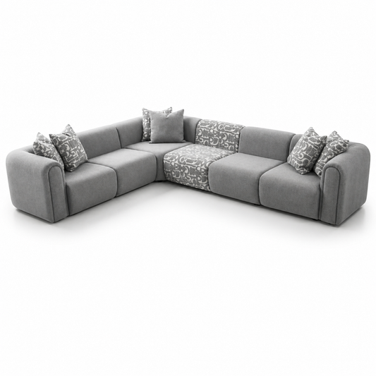 Ecksofa Eckpolsterung Lounge-Element Stoff Wohnzimmer Schweiz – Ahié