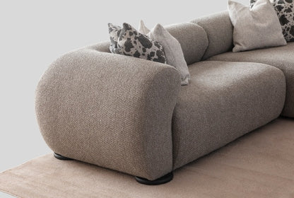 Ecksofa mit Eckpolsterung und Lounge-Element