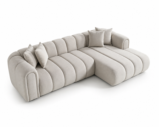 Ecksofa Eckpolsterung Lounge-Element Stoff Wohnzimmer Schweiz – Ahié