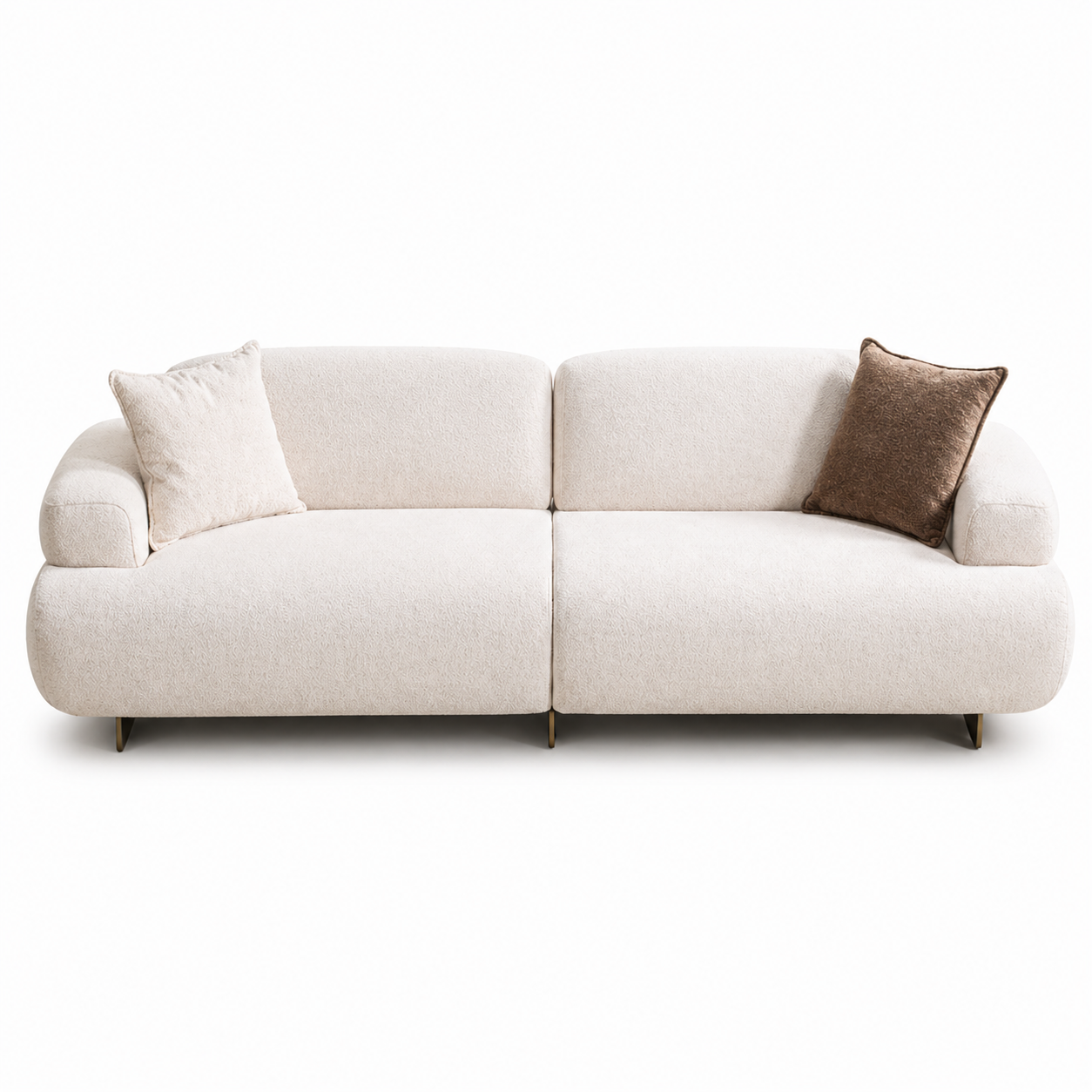 3-Sitzer Sofa lange Sitzbahn 275 cm Stoff Wohnzimmer Schweiz – Ahié