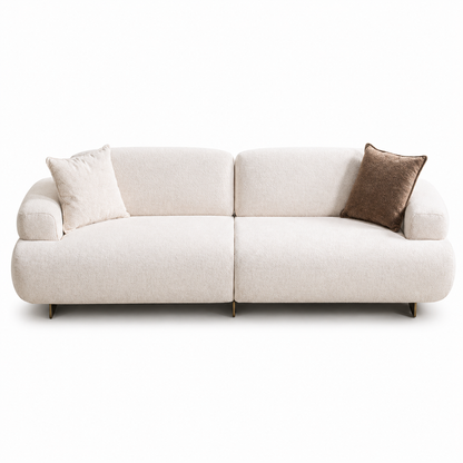3-Sitzer Sofa lange Sitzbahn 275 cm Stoff Wohnzimmer Schweiz – Ahié