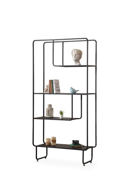 SP1402 Schwarzes Metallregal