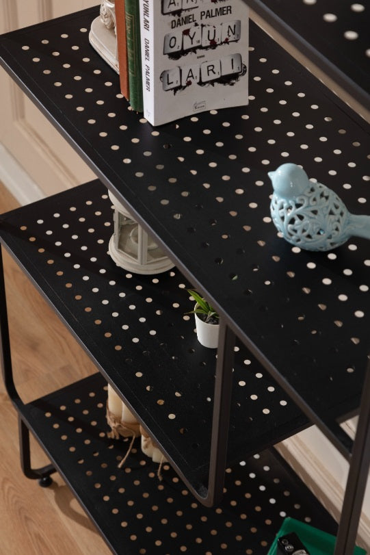 SP1402 Schwarzes Metallregal