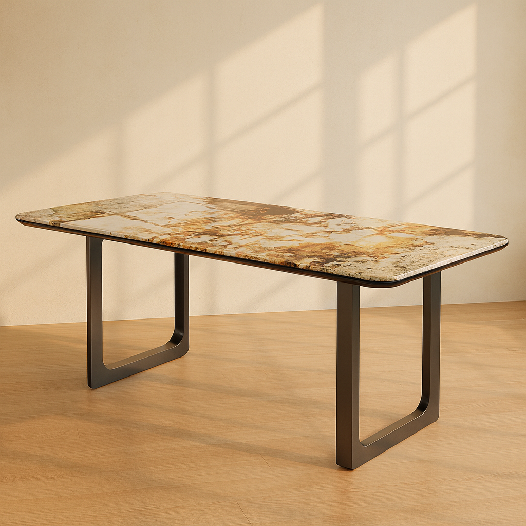 T2029 Esstisch mit Steinplatte