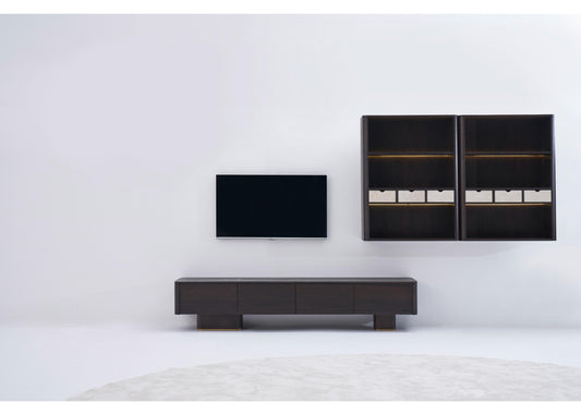 TU1201 TV-Möbel aus dunkler Eiche